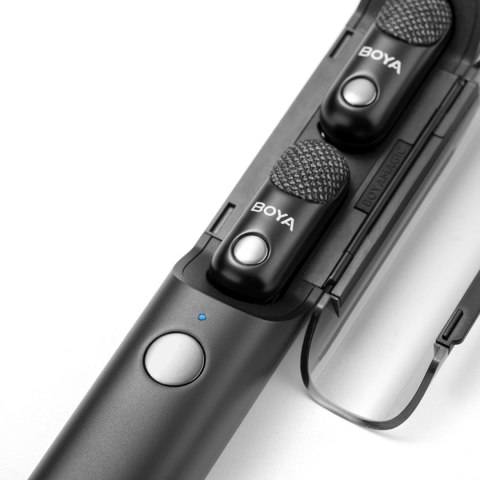 Zestaw mikrofonów bezprzewodowych 4w1 2.4GHz USB-C MAGIC-03 - czarny