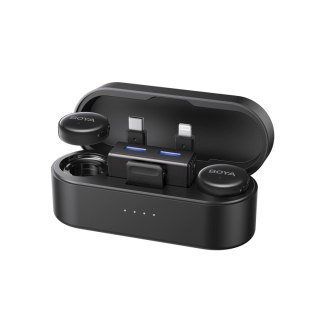 Zestaw mikrofonów bezprzewodowych z etui AI 2.4GHz USB-C