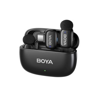 Zestaw mikrofonów bezprzewodowych z etui mini 2-02 2.4GHz USB-C