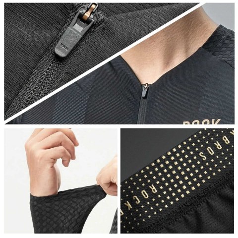 Koszulka rowerowa Diamond z długim rękawem rozmiar XXXL - czarna