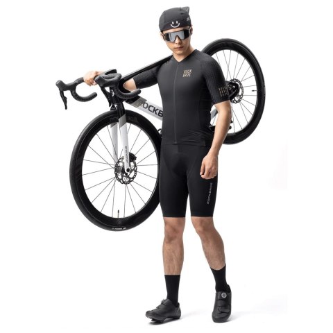 Koszulka rowerowa Diamond z krótkim rękawem rozmiar XS - czarna