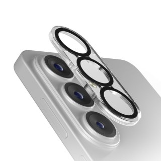 Szkło ochronne na tylną kamerę do Samsung Galaxy S26/S26 Plus z czarną ramką