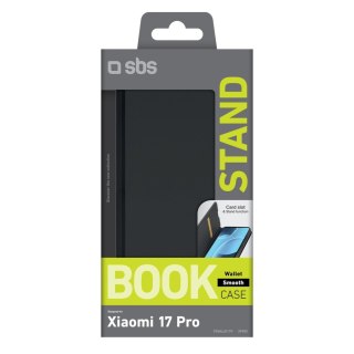 Etui futerał z klapką na Xiaomi 17 Pro Wallet Smooth - czarny