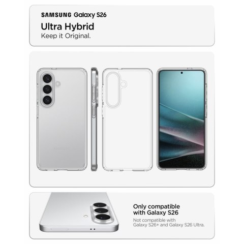 Etui pokrowiec na Samsung Galaxy S26 Ultra Hybrid - przezroczysty