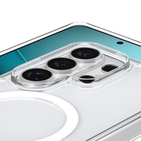 Etui pokrowiec na Samsung Galaxy S26 Ultra Ultra Hybrid S Mag MagSafe - przezroczysto biały