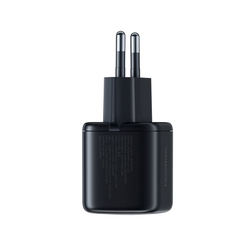 Ładowarka sieciowa USB-A USB-C 33W z kablem 60W USB-C do USB-C 1m - czarna