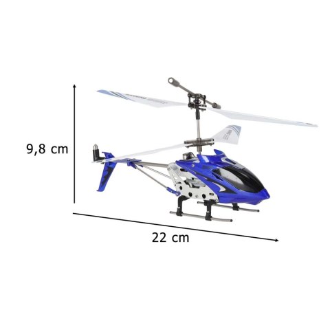 Helikopter zdalnie sterowany na pilota RC SYMA S107G niebieski