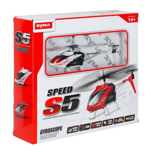Helikopter zdalnie sterowany na pilota RC SYMA S5 3CH biały