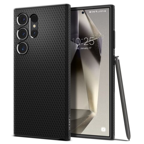 Etui pokrowiec na Samsung Galaxy S24 Ultra Liquid Air - czarny mat