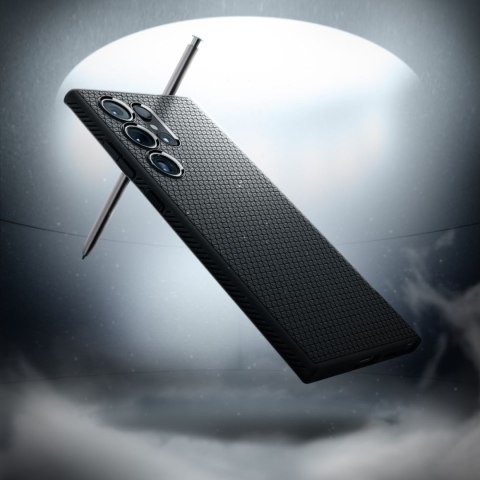 Etui pokrowiec na Samsung Galaxy S24 Ultra Liquid Air - czarny mat