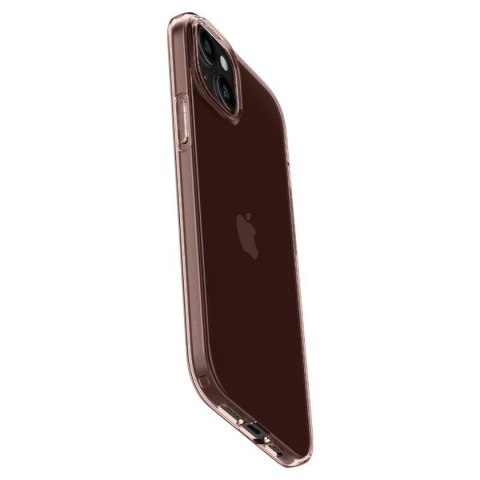 Etui pokrowiec na iPhone 15 Plus Crystal Flex - różowo przezroczysty