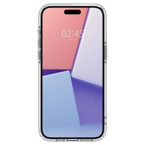 Etui pokrowiec na iPhone 15 Pro Crystal Hybrid - przezroczysty