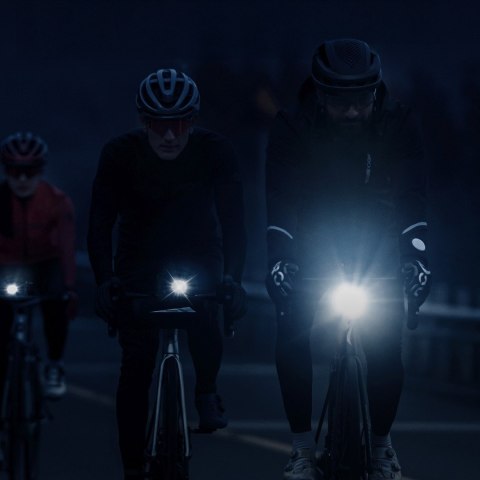 Lampka rowerowa przednia akumulatorowa 1000 lm 2800 mAh - czarna