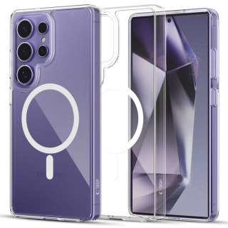 Etui pokrowiec na Samsung Galaxy S25 Ultra FlexAir Hybrid MagSafe - przezroczysty
