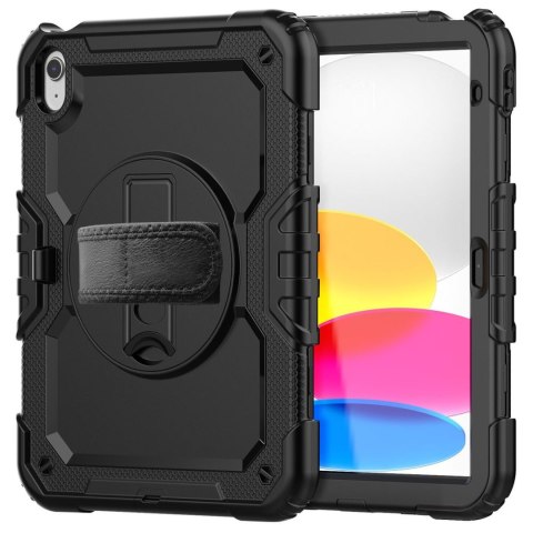 Etui pokrowiec na iPad 10.9'' 2022 z podstawką Solid360 - czarny