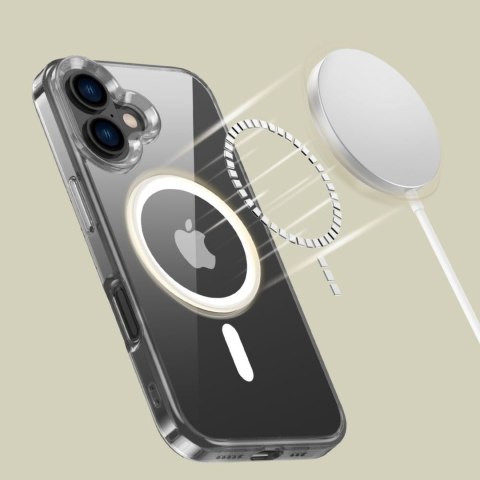 Etui pokrowiec na iPhone 16 FlexAir Hybrid MagSafe - przezroczysty