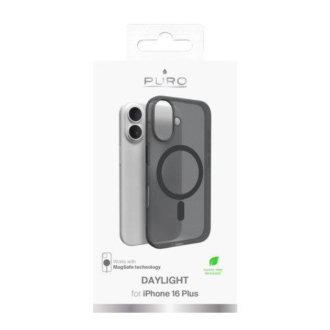 Etui silikonowe do iPhone 16 Plus Daylight MagSafe - czarne