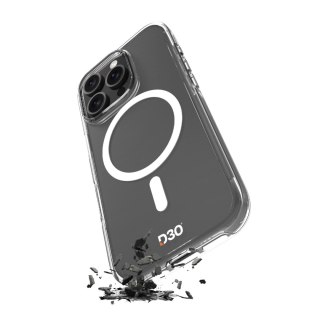 Etui silikonowe do iPhone 16 Plus Impact Clear D3O MagSafe - przezroczyste