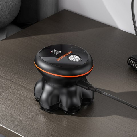 Golarka elektryczna do głowy i zarostu 7 głowic LED USB-C - czarna