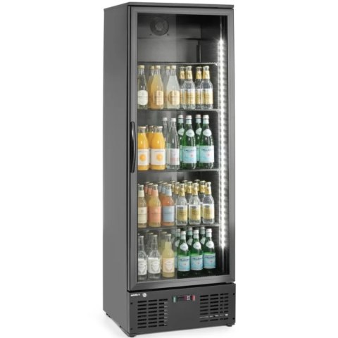Lodówka chłodziarka barowa 1-drzwiowa 4 półki LED 243 l 195 W