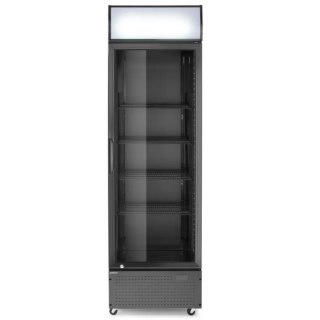 Lodówka chłodziarka barowa 1-drzwiowa z podświetlanym panelem 254 l 250 W