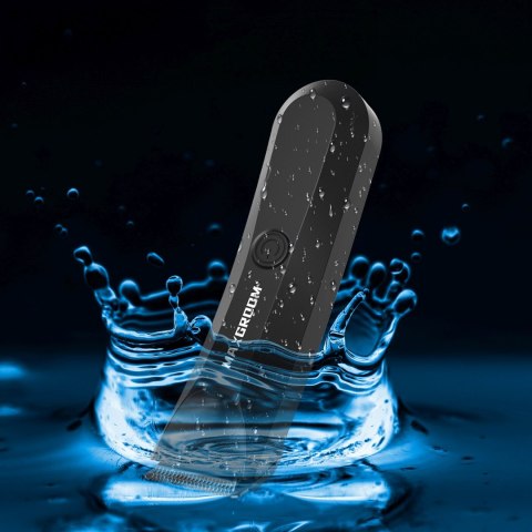 Trymer wielofunkcyjny wodoodporny z lampką LED 2 nasadki USB-C - zestaw