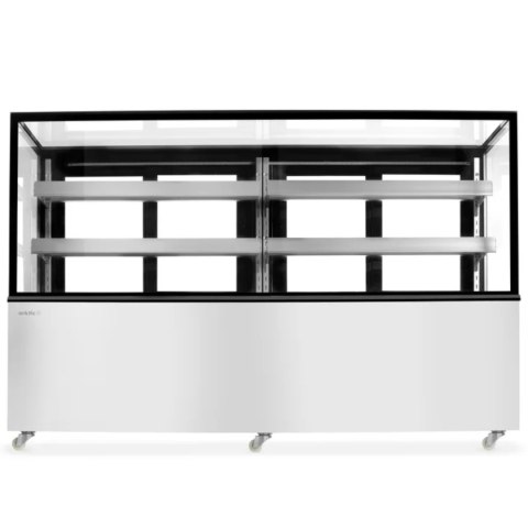 Witryna chłodnicza ekspozycyjna 2 półki 610 l 500 W 1824x677x1230 mm