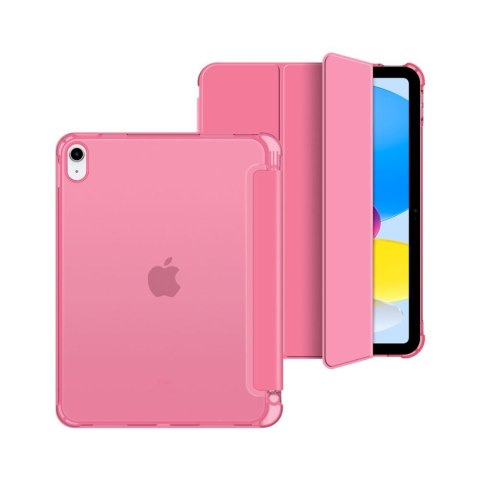 Etui pokrowiec na iPad 10 / 2022 SC Pen Hybrid - różowo przezroczyste