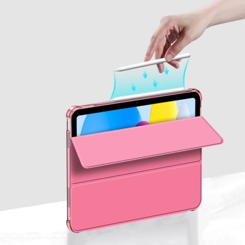 Etui pokrowiec na iPad 10 / 2022 SC Pen Hybrid - różowo przezroczyste