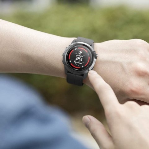Pasek na zegarek Garmin Fenix 5 / 6 / 6 Pro / 7 IconBand - zielony