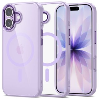 Etui pokrowiec na iPhone 17 MagMat MagSafe - przezroczysto fioletowe