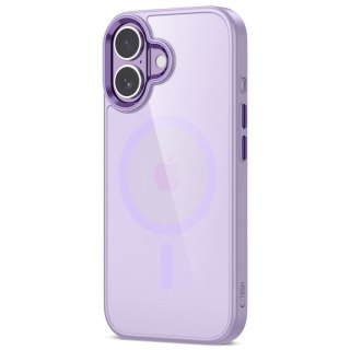 Etui pokrowiec na iPhone 17 MagMat MagSafe - przezroczysto fioletowe