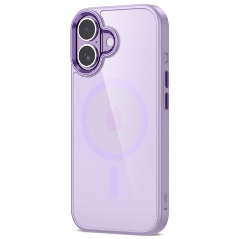Etui pokrowiec na iPhone 17 MagMat MagSafe - przezroczysto fioletowe