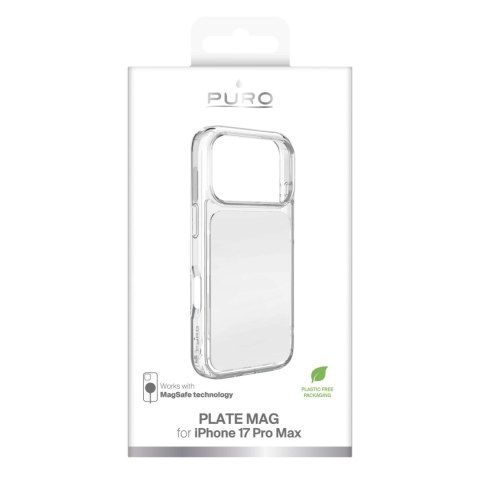 Etui pokrowiec na iPhone 17 Pro Max Plate Mag MagSafe - biały