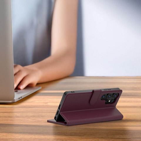 Etui pokrowiec z klapką na Samsung Galaxy A36 / A56 / A37 5G Wallet - bordowy