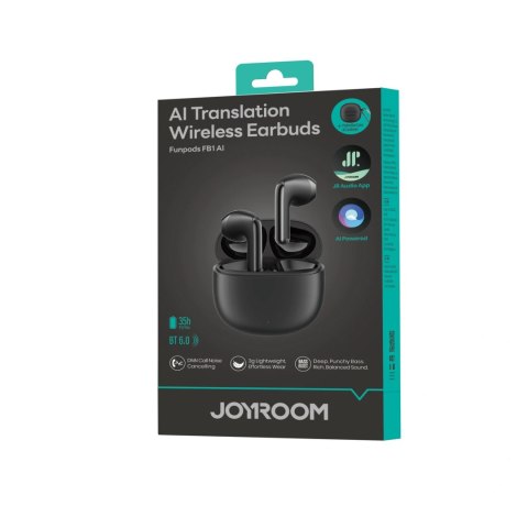 Słuchawki bezprzewodowe douszne z funkcjami AI Bluetooth TWS - czarne