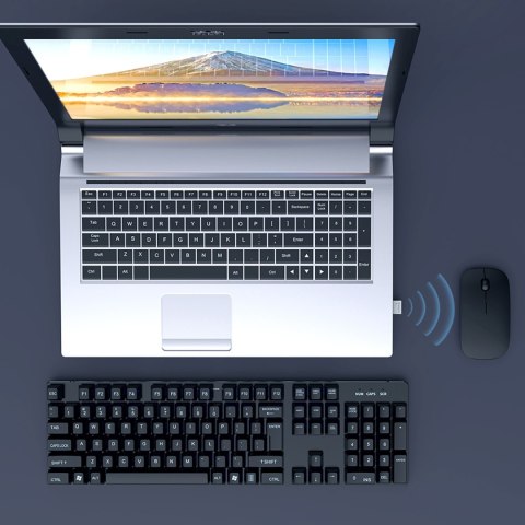 Adapter odbiornik Bluetooth 5.0 USB-A - czarny