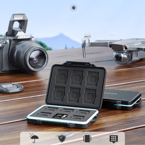 Etui na karty pamięci i nośniki danych 2.5'' SSD HDD M.2 SSD SD Micro SD CF czytniki kart