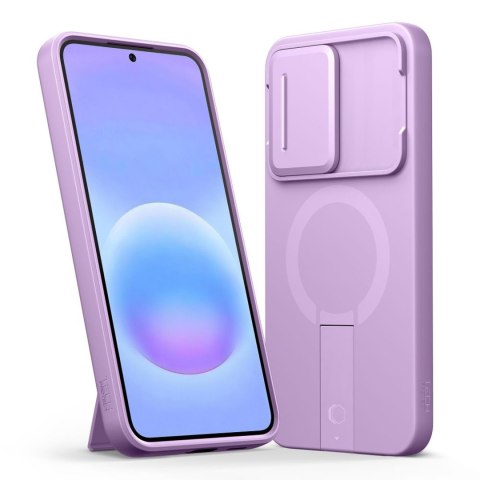 Etui z osłoną obiektywu na Samsung Galaxy A57 Kevlar Aura MagSafe - fioletowe