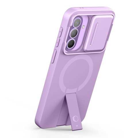 Etui z osłoną obiektywu na Samsung Galaxy A57 Kevlar Aura MagSafe - fioletowe
