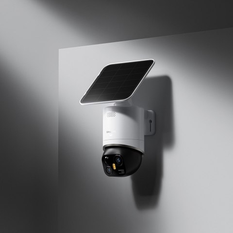 Kamera zewnętrzna 360 z panelem solarnym 4K 8MP 2.4GHz WiFi 13000mAh - biała