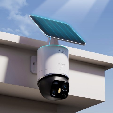 Kamera zewnętrzna 360 z panelem solarnym 4K 8MP 2.4GHz WiFi 13000mAh - biała