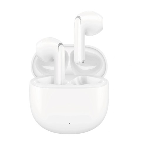 Słuchawki bezprzewodowe douszne z funkcjami AI Bluetooth TWS - białe