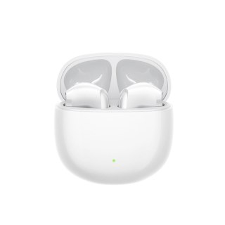 Słuchawki bezprzewodowe douszne z funkcjami AI Bluetooth TWS - białe