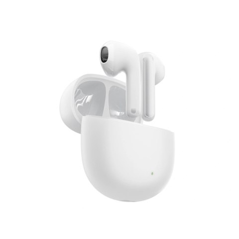Słuchawki bezprzewodowe douszne z funkcjami AI Bluetooth TWS - białe