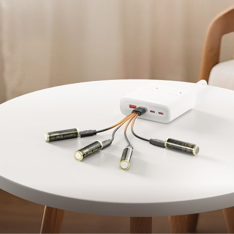 Bateria litowa akumulator AA 1.5 V 2100mWh USB-C z kablem ładującym - 2 szt.