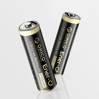 Bateria litowa akumulator AA 1.5 V 2100mWh USB-C z kablem ładującym - 4 szt.