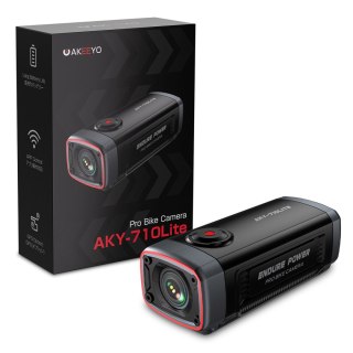 Kamera sportowa wideorejestrator na kierownicę roweru 710 Lite 1080P - czarna