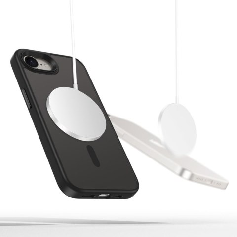 Etui pokrowiec na iPhone 16e / 17e MagMat MagSafe - czarny mat