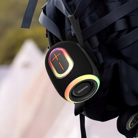 Głośnik bezprzewodowy podświetlany RGB Bluetooth 80W - czarny